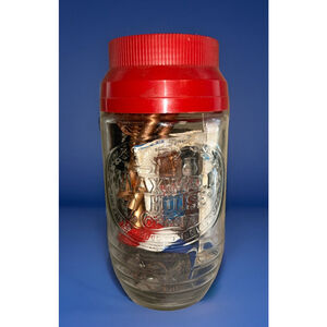 Vtg Maxwell House Junk Drawer Lot Air Force Playing Cards GMC Keys Medal